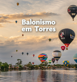 Festival de Balonismo na mais bela praia Gaúcha - Torres - RS 