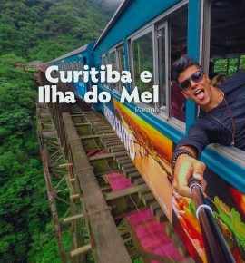 Réveillon 4 noites em Curitiba. Tour Ilha do Mel, Trem da Serra do Mar, Buraco do Padre e Parque Vila Velha