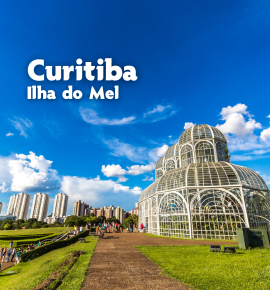 Férias em Curitiba, Ilha do Mel, Trem da Serra do Mar, Buraco do Padre e Parque Vila Velha